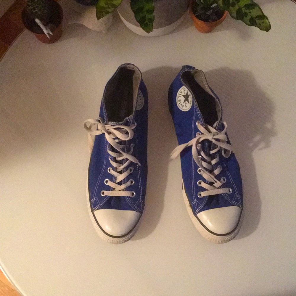 Blue converse All-Stars👟